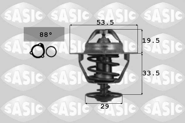 SASIC 3306038 Thermostat, coolant