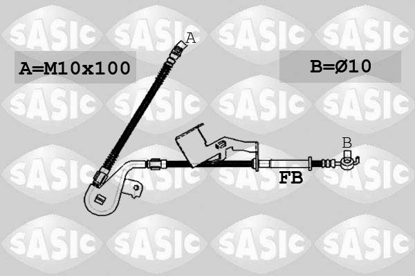SASIC 6600030 Brake Hose