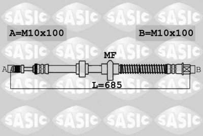 Brake Hose SASIC 6600056