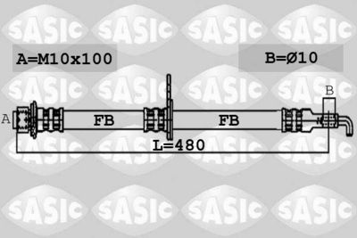 Brake Hose SASIC 6606051