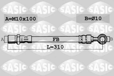 Brake Hose SASIC 6606108