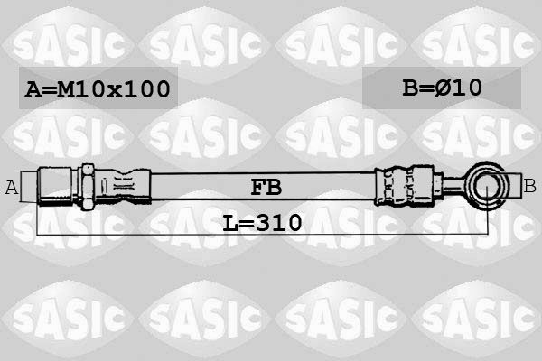 SASIC 6606109 Brake Hose