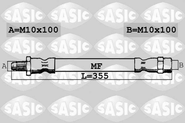 SASIC 6606123 Brake Hose