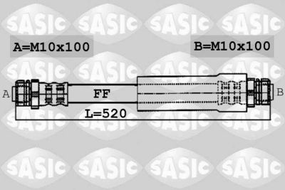 Brake Hose SASIC 6606144