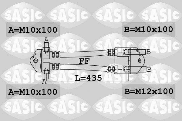 SASIC 6606199 Brake Hose