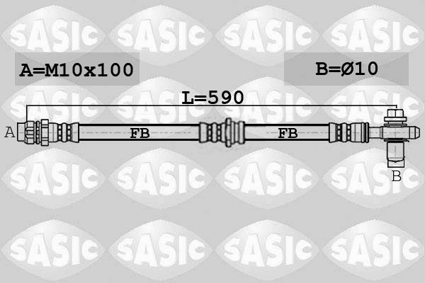SASIC 6606254 Brake Hose