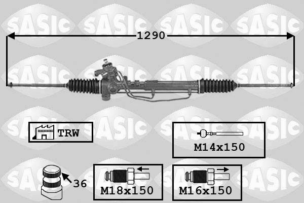 SASIC 7006150 Steering Gear