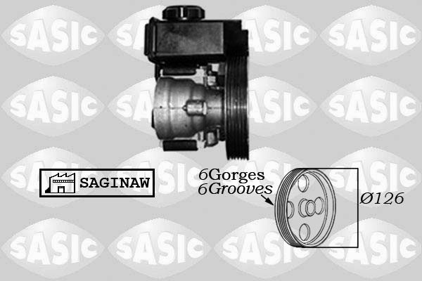 SASIC 7070009 Hydraulic Pump, steering