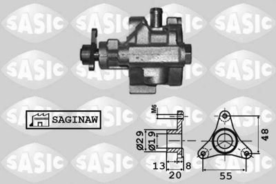 Hydraulic Pump, steering SASIC 7074006