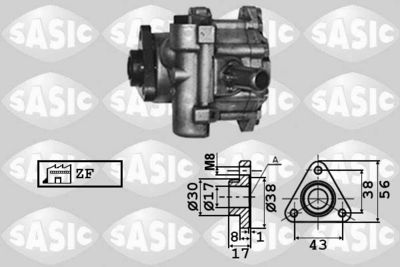 Hydraulic Pump, steering SASIC 7076001