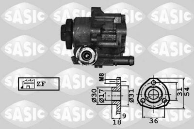 Hydraulic Pump, steering SASIC 7076010