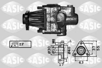 Hydraulic Pump, steering SASIC 7076011