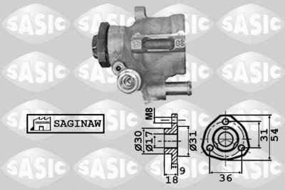 Hydraulic Pump, steering SASIC 7076028