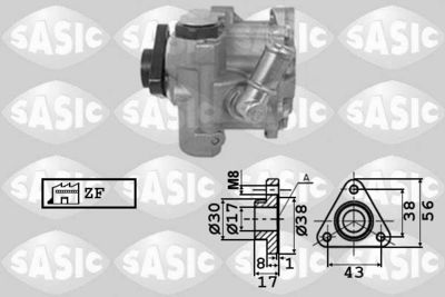 Hydraulic Pump, steering SASIC 7076048