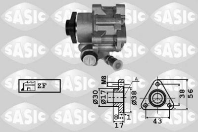 Hydraulic Pump, steering SASIC 7076058