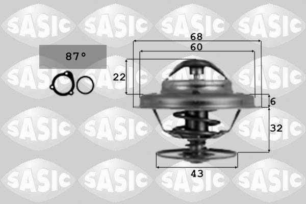 SASIC 9000367 Thermostat, coolant