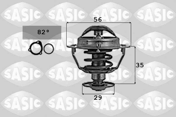 SASIC 9000737 Thermostat, coolant