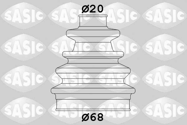 SASIC 9004635 Bellow Kit, drive shaft