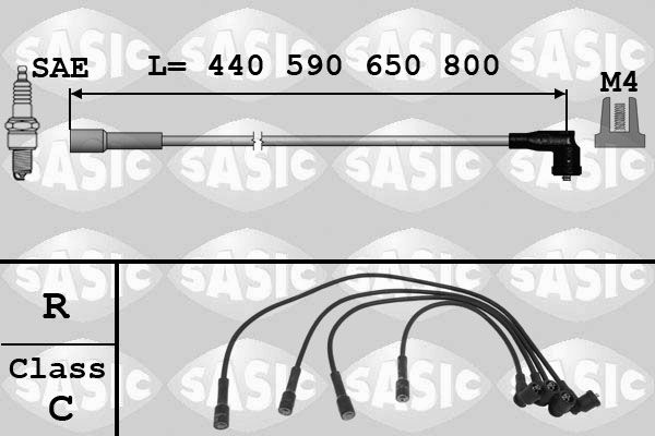 SASIC 9280002 Ignition Cable Kit