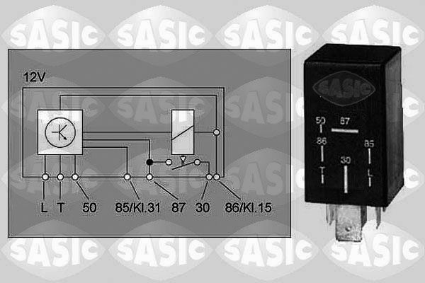 SASIC 9316005 Relay, glow plug system