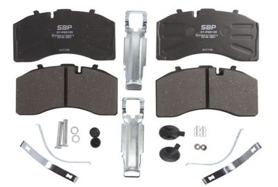 Brake Pad Set, disc brake SBP 07-P29158