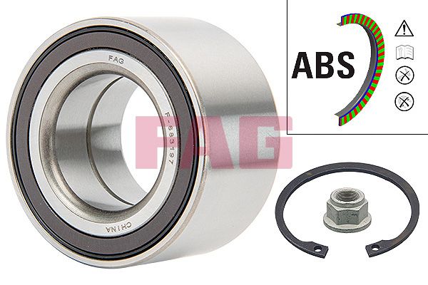 Schaeffler FAG 713 6162 50 Wheel Bearing Kit