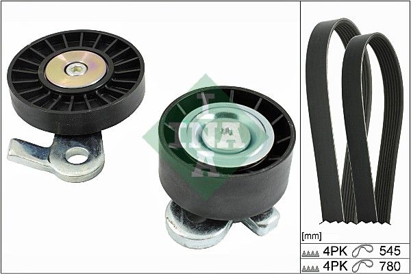 Schaeffler INA 529 0063 10 V-Ribbed Belt Set