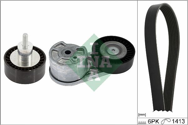 Schaeffler INA 529 0550 10 V-Ribbed Belt Set