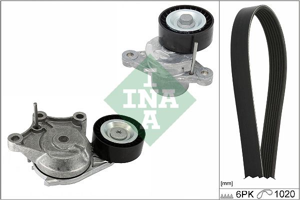 Schaeffler INA 529 0578 10 V-Ribbed Belt Set