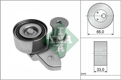 Tensioner Pulley, timing belt Schaeffler INA 531 0501 20