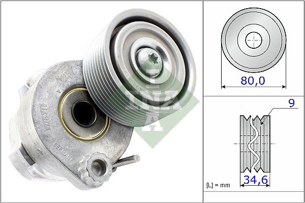 Schaeffler INA 531 0605 30 Tensioner Pulley, V-ribbed belt