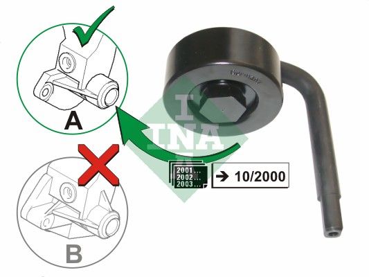 Schaeffler INA 531 0789 10 Tensioner Pulley, V-ribbed belt