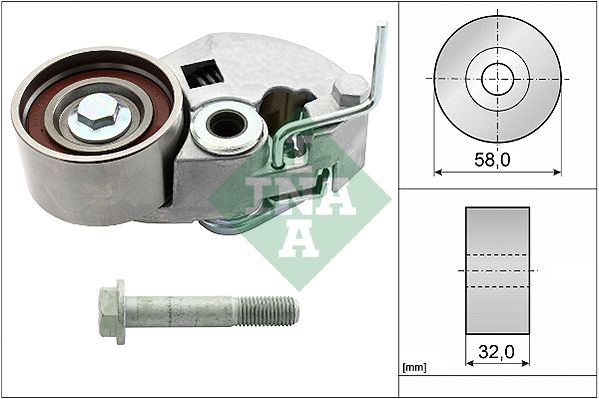 Schaeffler INA 531 0843 10 Tensioner Pulley, timing belt