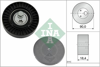 Tensioner Pulley, V-ribbed belt Schaeffler INA 531 0880 10