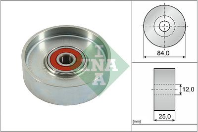 Tensioner Pulley, V-ribbed belt Schaeffler INA 531 0936 10