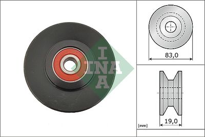 Tensioner Pulley, V-belt Schaeffler INA 531 0939 10