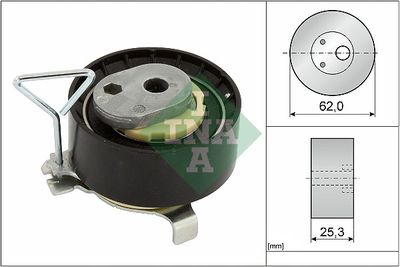 Tensioner Pulley, timing belt Schaeffler INA 531 1002 10