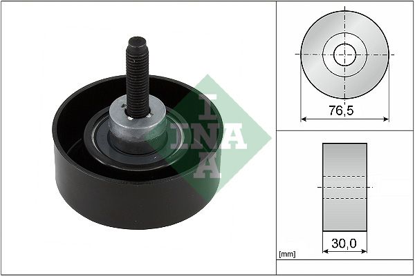 Schaeffler INA 532 0458 10 Deflection/Guide Pulley, V-ribbed belt