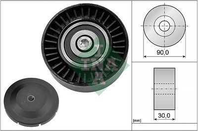 Deflection/Guide Pulley, V-ribbed belt Schaeffler INA 532 0514 10