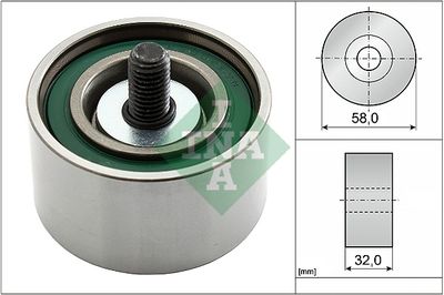 Deflection Pulley/Guide Pulley, timing belt Schaeffler INA 532 0540 10