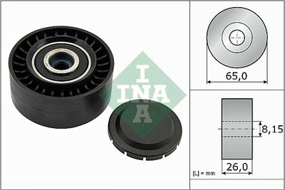 Deflection/Guide Pulley, V-ribbed belt Schaeffler INA 532 0564 10