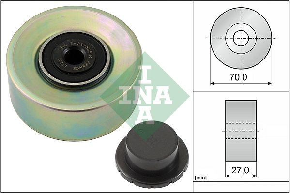 Schaeffler INA 532 0579 10 Deflection/Guide Pulley, V-ribbed belt