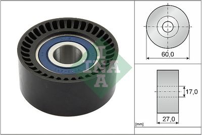 Deflection Pulley/Guide Pulley, timing belt Schaeffler INA 532 0747 10