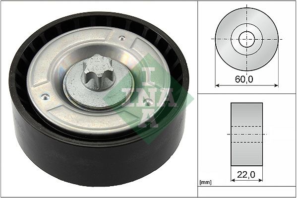 Schaeffler INA 532 0798 10 Deflection/Guide Pulley, V-ribbed belt