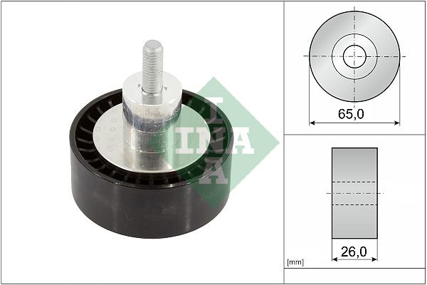 Schaeffler INA 532 0908 10 Deflection/Guide Pulley, V-ribbed belt