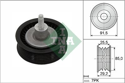 Deflection/Guide Pulley, V-ribbed belt Schaeffler INA 532 0909 10