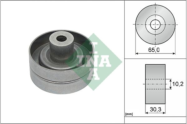 Schaeffler INA 532 0910 10 Deflection/Guide Pulley, V-ribbed belt