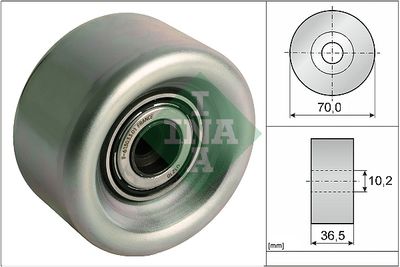 Deflection/Guide Pulley, V-ribbed belt Schaeffler INA 532 0918 10