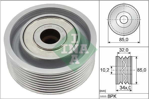 Schaeffler INA 532 0919 10 Deflection/Guide Pulley, V-ribbed belt