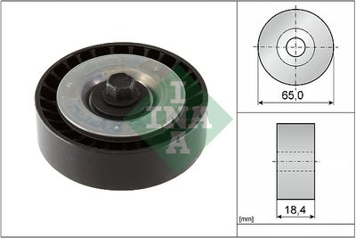 Deflection/Guide Pulley, V-ribbed belt Schaeffler INA 532 0928 10